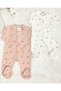 Baby Girl Floral Print 2-Piece Romper Set Newborn 1-3-6 Months - 2