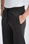 Men's Smoked 3 Thread Relaxed Cut Straight Leg Winter Sweatpants - 6