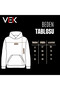 Vek Cengizhan Special Design Oversize Sweatshirt Hoodie with Gokturk Alphabet Back Print - 3