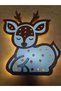 Fairy Led Wooden Gazelle Children-Teenager Room Night Light - 2