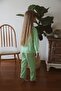 Shirt Collar Floral Patterned Buttoned Girl's Pajama Set - 5