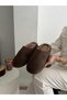 Embroidered Velvet Men's Closed Front Winter Slippers Daily Indoor Slippers Dowry Bohça - 4