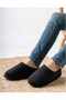 Embroidered Velvet Men's Closed Front Winter Slippers Daily Indoor Slippers Dowry Bohça - 5