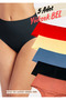 Cotton Women's High Waist Panties 5 Pack (Large Size-Battal-Bato)
