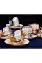 Porcelain Hand Painted Arnima 6-Piece Coffee Cup Set - 2