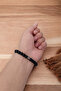 Patterned Shiny Onyx Gemstone Havlite Gemstone Bracelet Natural Gemstone Bracelet Natural Gems - 3
