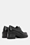 Vintage Women's Black Genuine Leather Loafer - 6