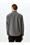 Long Sleeve Pocket Detailed Cotton Blend Plaid Lumberjack Shirt - 4