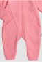Waffle Image Sweet Zipper Closure Pocket Hooded Cotton Baby Romper - 3