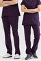 Ultralycra Basic - Lycra Doctor Nurse Scrubs Single Bottom Surgical Jersey (Unisex), Dark Purple