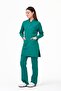 Ultralycra Modest - Stretch Fabric Doctor Nurse Hijab Scrub Set, Surgical Green - 3