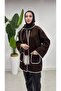 سترة مطرزة من القماش المشمش - 4