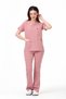 UltraLycra Spaniard - Stretch Fabric Doctor Nurse Scrubs Uniform Surgical Set (WOMEN), Bro - 3
