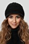 Women's Brim Lined Knitwear Knitted Beret - 8