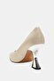 The Laterr High Heel Women's Cream Heeled Shoes - 5