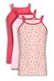 Colorful Girl's Rope Strap Tank Top Cotton Lycra 3 Pack