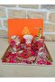 Lily Pattern Porcelain 5-Piece Bathroom Set 31X20Cm - 4
