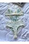 Dantelli Çiçekli Bodysuit - 3