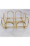 Gold Gold Plated Stainless Steel Napkin Holder Gold Napkin Holder 20 X 19 Gold Steel Tr - 4