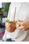Copper Mug Cup with Eyebrows Model 2-Piece Matte Copper Color - 2