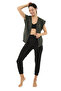 One Women's High Waist Jogger Sweatpants Black - 3