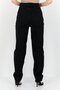 Women Regular Fit Plain Tapered Jeans, Black - 2