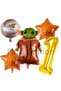 Star Wars Yoda 1 Year Old Balloon Set Star Wars Yoda Concept Birthday Balloon Set