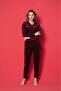 Women's Velvet Front Buttoned Pajamas Set NEW SEASON - 3