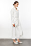 Pleated Ecru Blazer Detail - 5