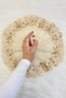 Gold Bride Groom Handkerchief, Shiny Stone Detailed Wedding Halay Bridesmaid Promise Engagement Henna Circumcision Bride Handkerchief - 2