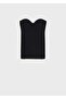 Blouse of Knitwear with a Heart Neckline - 3