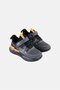 Kids Boy Velcro Closure Outdoor Shoes, Grey