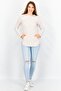 Women Hooded Stripe Sweatshirt, Grey - 3