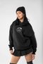 Cactus Jack Back Printed Oversize Unisex Black Hoodie
