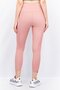 Women Textured Leggings, Mauve Pink - 3