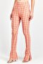 Women Regular Fit Corset Waist Flared Pants, Pink - 2