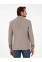 Pi̇erre Cardin Woven Fabric Slim Fit Coffee Jacket - 2
