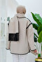 Women's Stamped Jacket - Shepherd Stitched, Cream Color - 4
