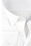 Men's White Striped Long Sleeve Large Size Wide Cut Pocket Shirt - 3