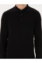 Black Slim Fit Polo Neck Basic Knitwear Sweater 50296584-Vr046 - 6