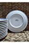 Güral Porcelain Island Model 12 Pieces 19 cm Cake Plate - 6