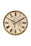 Decorative Real Glass Bombe Silent Mechanism Wall Clock 36 cm - 5