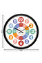 Educational Wall Clock For Kids 30 Cm Flowing Seconds Seamless Mechanism - 4