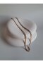 Gold Color Zircon Stone Waterway Necklace - 5