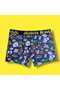 Bull Zar Iskambil Christmas Patterned Men's Boxer Briefs Comfort Flex Cotton Coton Boxer