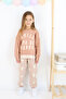 Girl's Smile and Happy Printed Thick Tracksuit Set