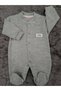 Baby Boy Jacquard Long Sleeve Baby Jumpsuit 100% Cotton