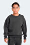 Logan Unisex Kids Sweatshirt Dark Gray