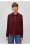 Semi Zippered Burgundy Sweater 1612796 -70415 - 3