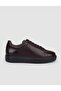 100% Genuine Leather Brown Lace-Up Men's Sports Shoes